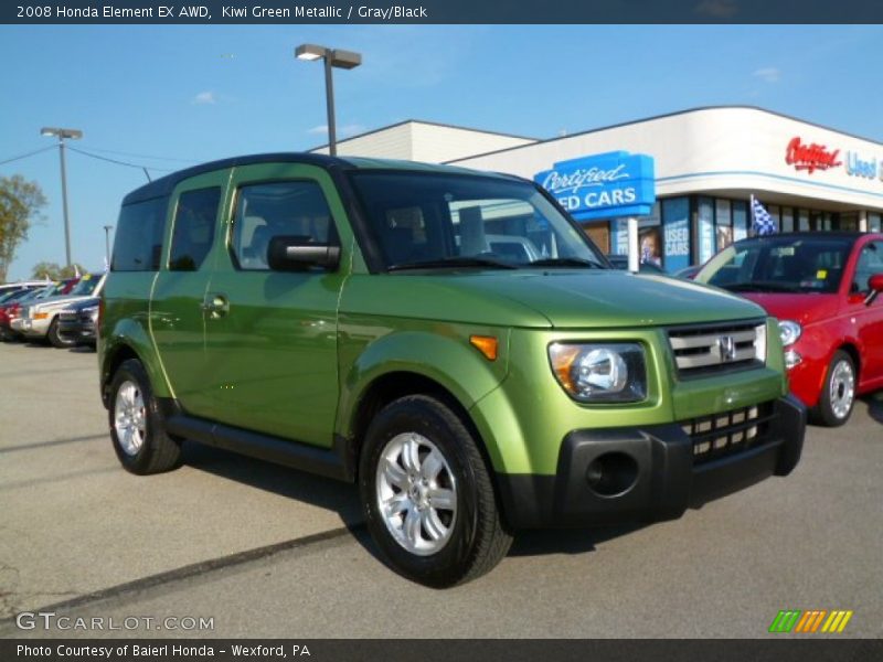 Kiwi Green Metallic / Gray/Black 2008 Honda Element EX AWD