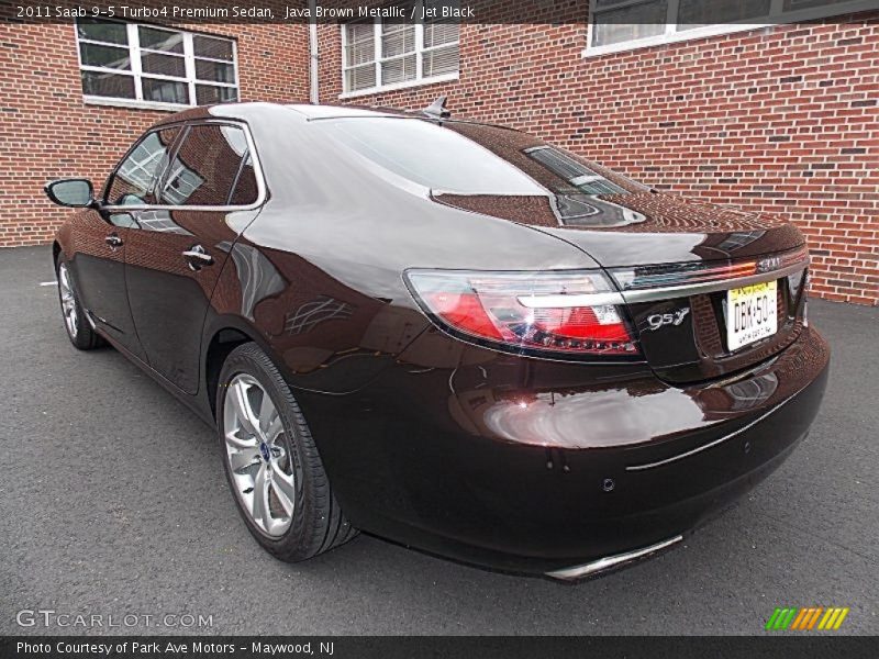 Java Brown Metallic / Jet Black 2011 Saab 9-5 Turbo4 Premium Sedan