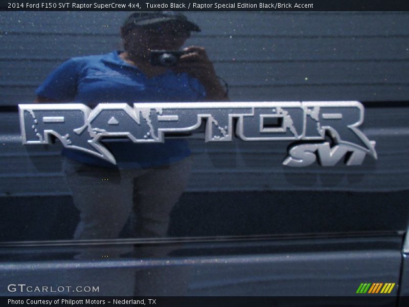 Tuxedo Black / Raptor Special Edition Black/Brick Accent 2014 Ford F150 SVT Raptor SuperCrew 4x4