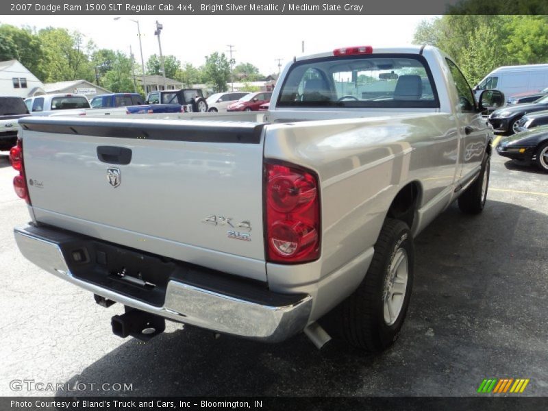 Bright Silver Metallic / Medium Slate Gray 2007 Dodge Ram 1500 SLT Regular Cab 4x4