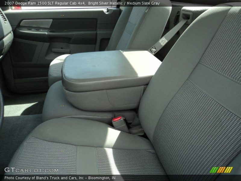 Bright Silver Metallic / Medium Slate Gray 2007 Dodge Ram 1500 SLT Regular Cab 4x4