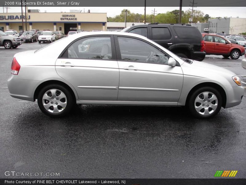 Silver / Gray 2008 Kia Spectra EX Sedan