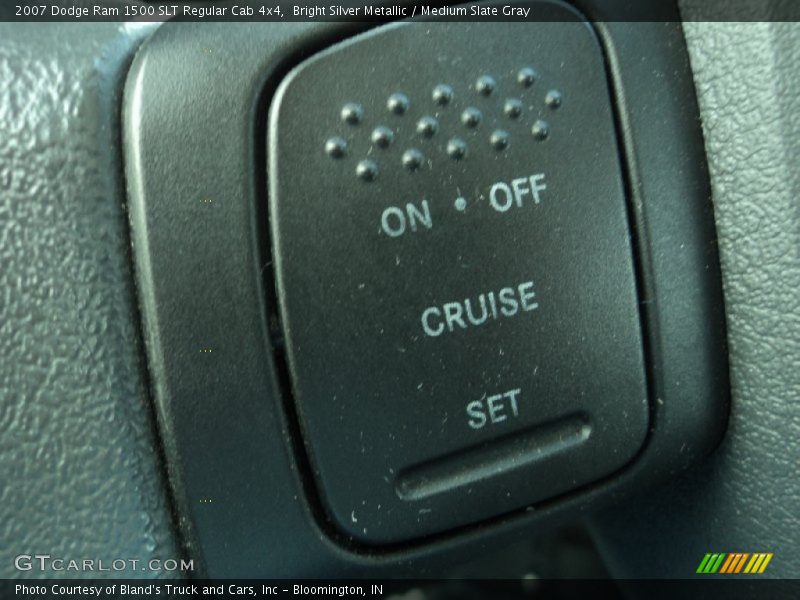 Bright Silver Metallic / Medium Slate Gray 2007 Dodge Ram 1500 SLT Regular Cab 4x4