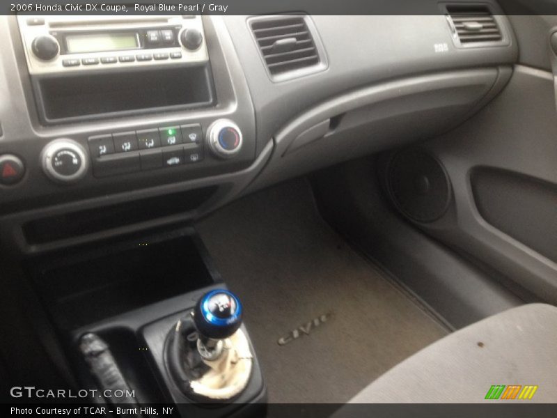 Royal Blue Pearl / Gray 2006 Honda Civic DX Coupe