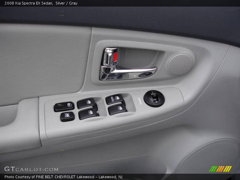 Silver / Gray 2008 Kia Spectra EX Sedan