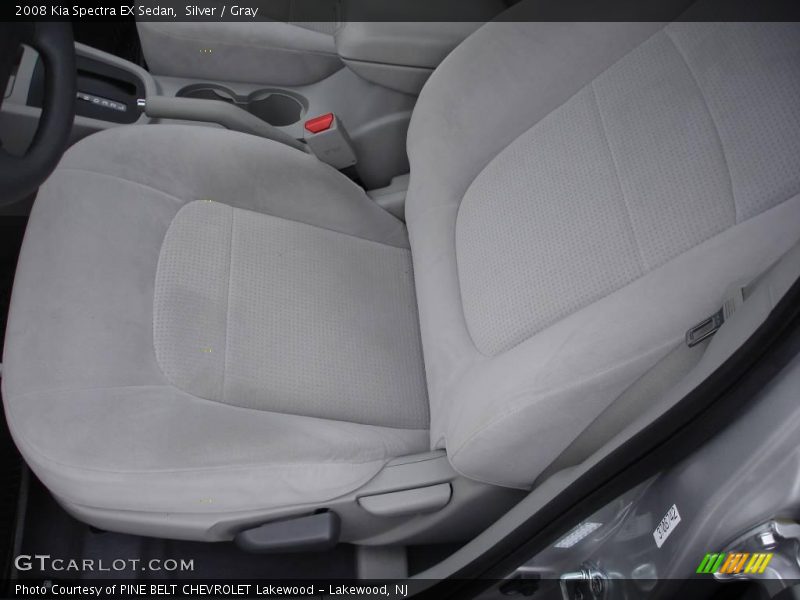 Silver / Gray 2008 Kia Spectra EX Sedan