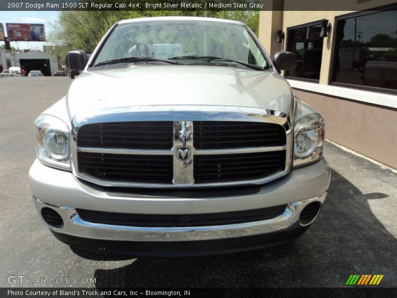 Bright Silver Metallic / Medium Slate Gray 2007 Dodge Ram 1500 SLT Regular Cab 4x4