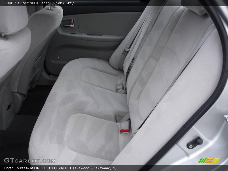 Silver / Gray 2008 Kia Spectra EX Sedan