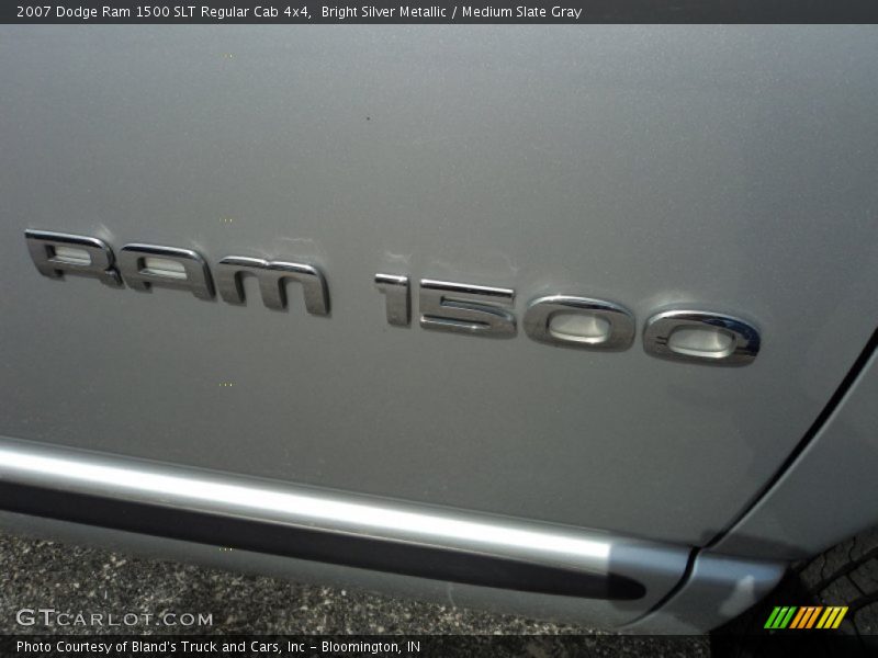 Bright Silver Metallic / Medium Slate Gray 2007 Dodge Ram 1500 SLT Regular Cab 4x4