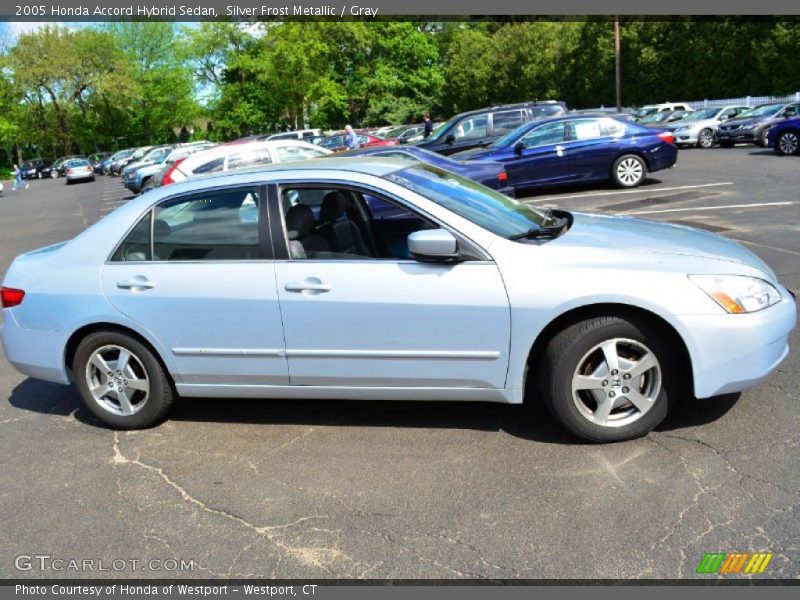 Silver Frost Metallic / Gray 2005 Honda Accord Hybrid Sedan