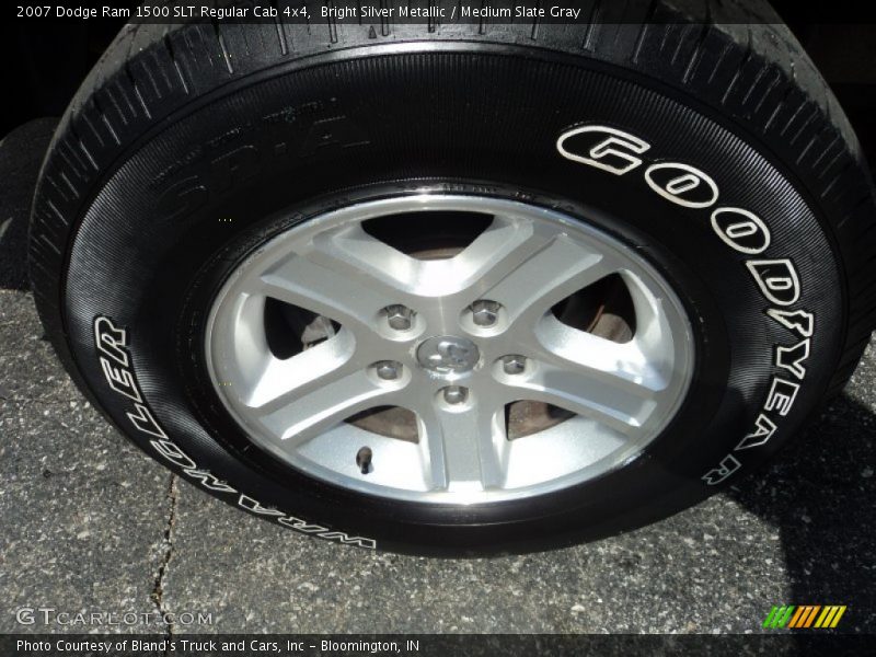 Bright Silver Metallic / Medium Slate Gray 2007 Dodge Ram 1500 SLT Regular Cab 4x4