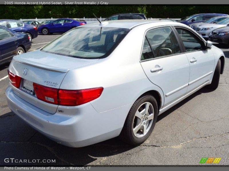 Silver Frost Metallic / Gray 2005 Honda Accord Hybrid Sedan