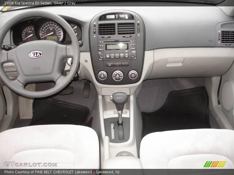 Silver / Gray 2008 Kia Spectra EX Sedan