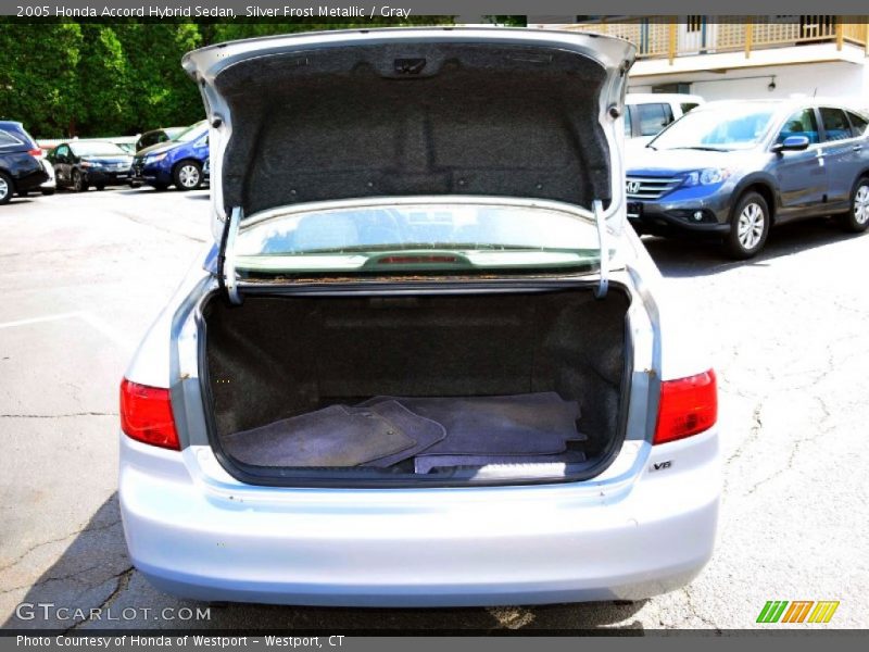 Silver Frost Metallic / Gray 2005 Honda Accord Hybrid Sedan