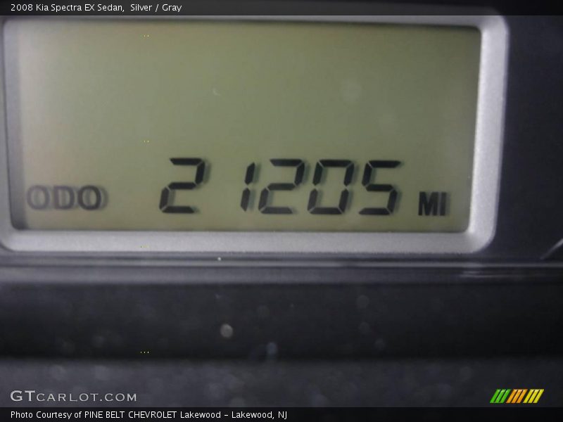 Silver / Gray 2008 Kia Spectra EX Sedan