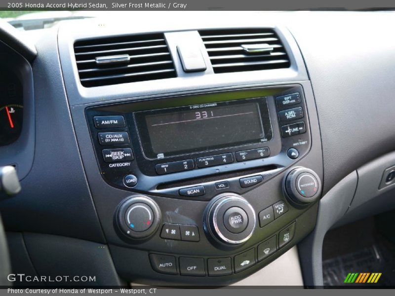 Silver Frost Metallic / Gray 2005 Honda Accord Hybrid Sedan