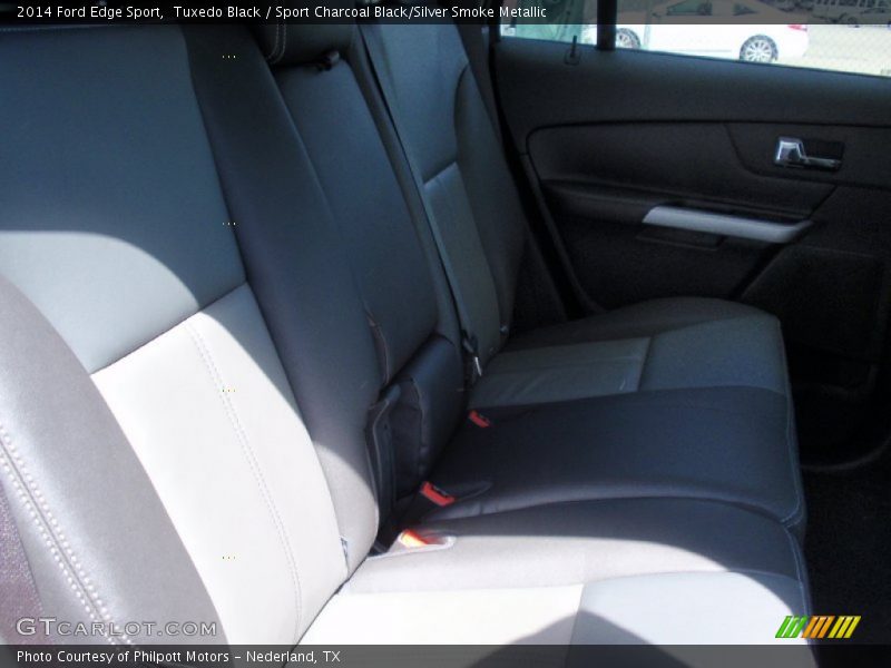 Tuxedo Black / Sport Charcoal Black/Silver Smoke Metallic 2014 Ford Edge Sport