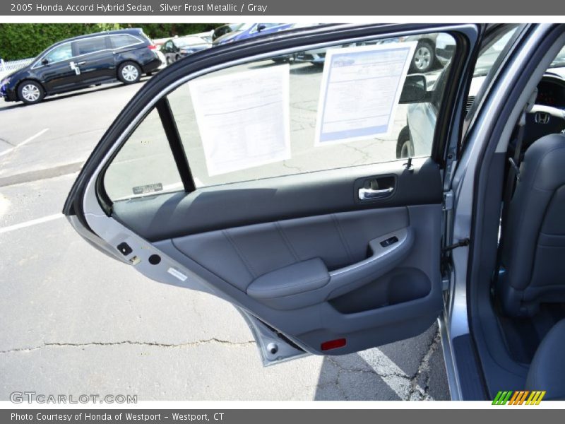 Silver Frost Metallic / Gray 2005 Honda Accord Hybrid Sedan