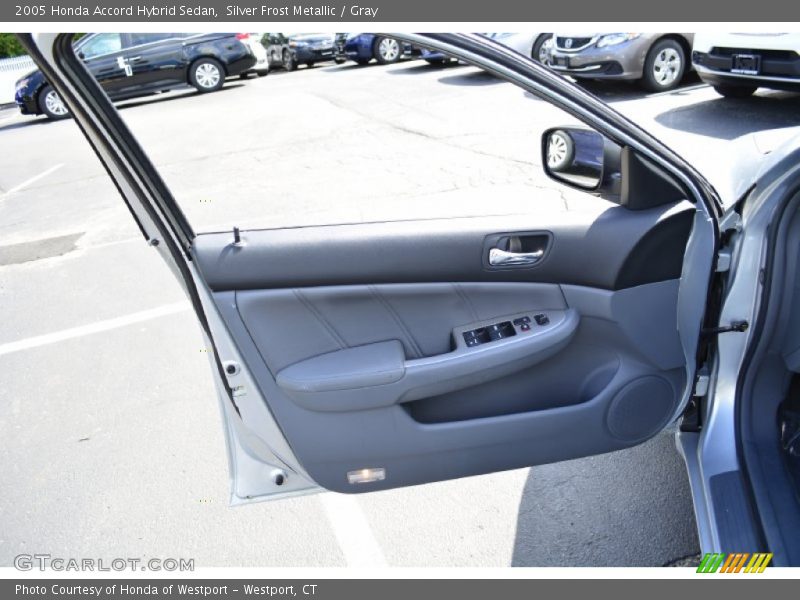Silver Frost Metallic / Gray 2005 Honda Accord Hybrid Sedan