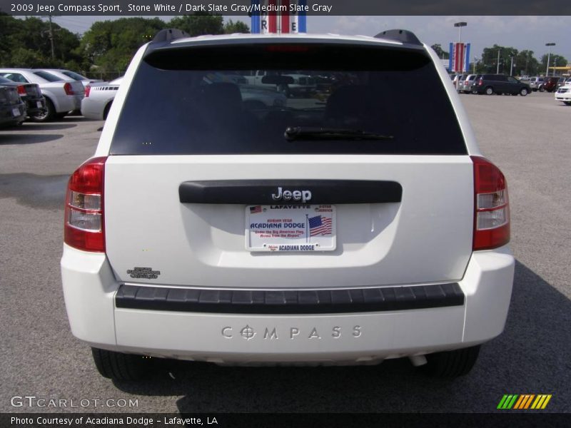 Stone White / Dark Slate Gray/Medium Slate Gray 2009 Jeep Compass Sport