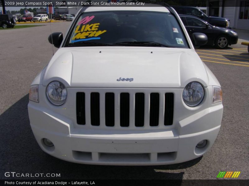 Stone White / Dark Slate Gray/Medium Slate Gray 2009 Jeep Compass Sport