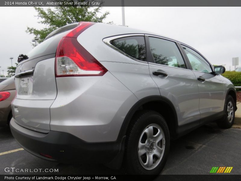 Alabaster Silver Metallic / Gray 2014 Honda CR-V LX