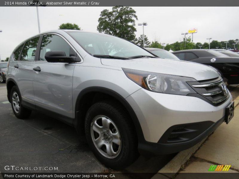 Alabaster Silver Metallic / Gray 2014 Honda CR-V LX