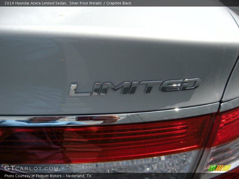 Silver Frost Metallic / Graphite Black 2014 Hyundai Azera Limited Sedan