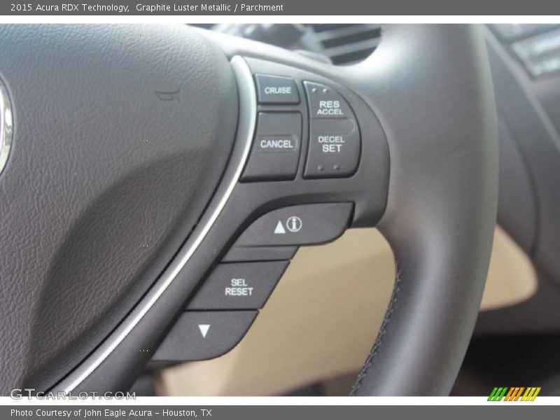 Graphite Luster Metallic / Parchment 2015 Acura RDX Technology