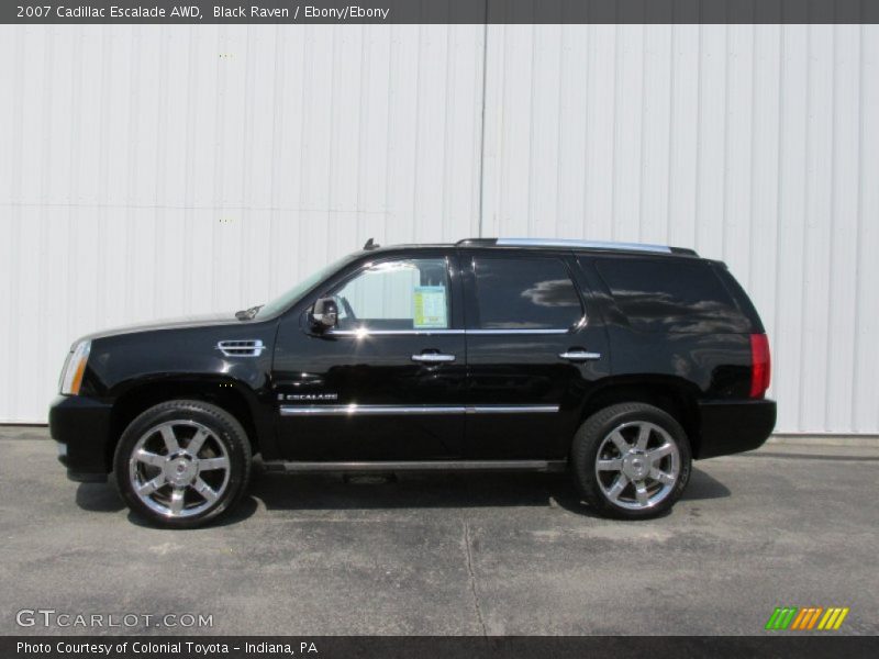 Black Raven / Ebony/Ebony 2007 Cadillac Escalade AWD