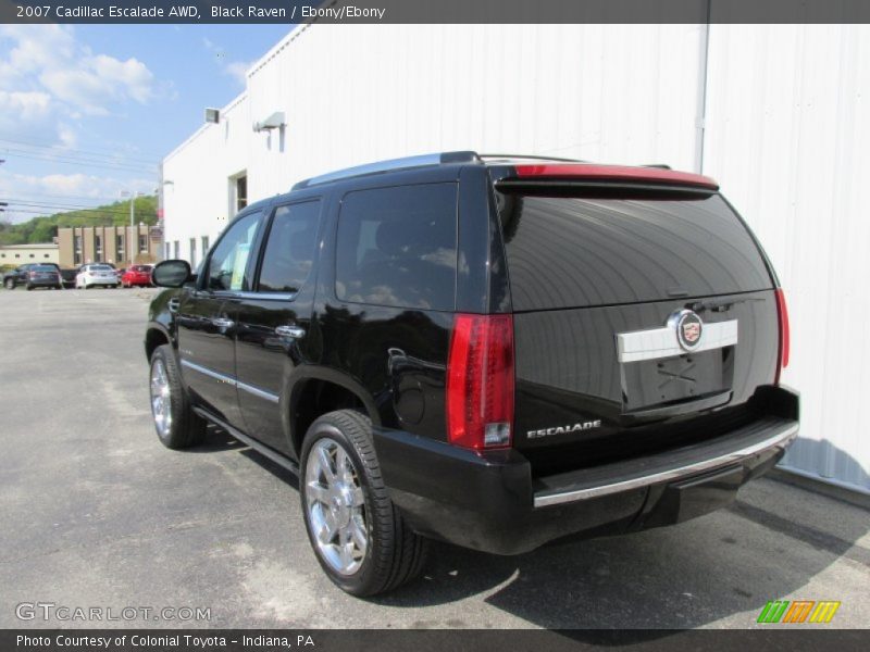 Black Raven / Ebony/Ebony 2007 Cadillac Escalade AWD