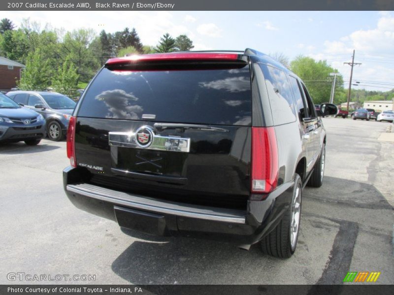 Black Raven / Ebony/Ebony 2007 Cadillac Escalade AWD