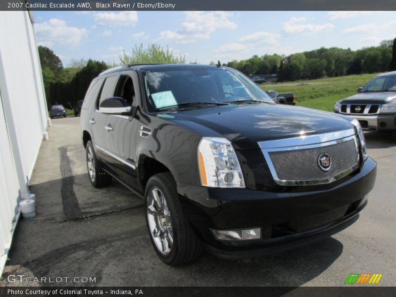 Black Raven / Ebony/Ebony 2007 Cadillac Escalade AWD