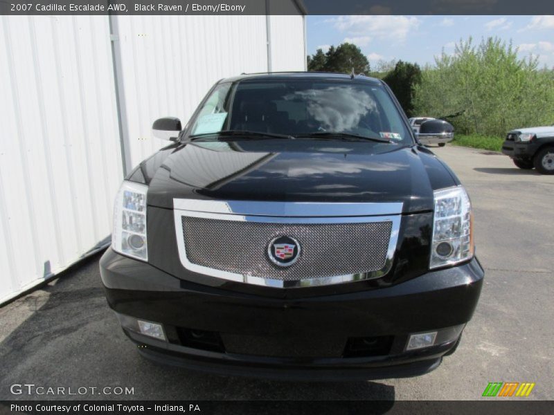 Black Raven / Ebony/Ebony 2007 Cadillac Escalade AWD