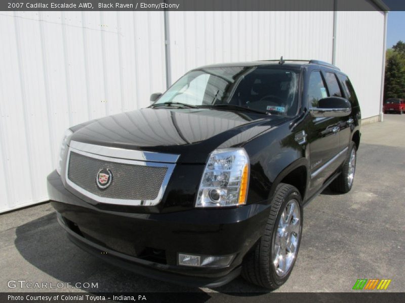 Black Raven / Ebony/Ebony 2007 Cadillac Escalade AWD