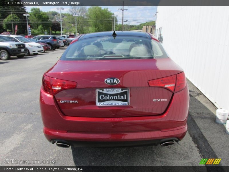 Remington Red / Beige 2013 Kia Optima EX