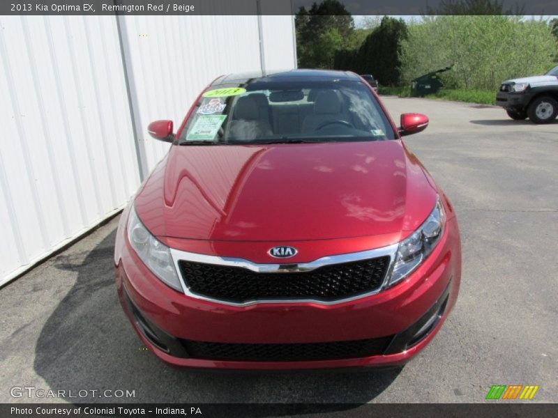 Remington Red / Beige 2013 Kia Optima EX