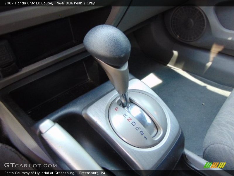 Royal Blue Pearl / Gray 2007 Honda Civic LX Coupe