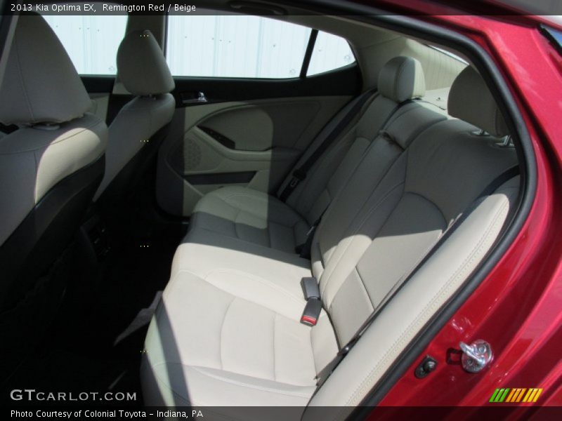 Remington Red / Beige 2013 Kia Optima EX