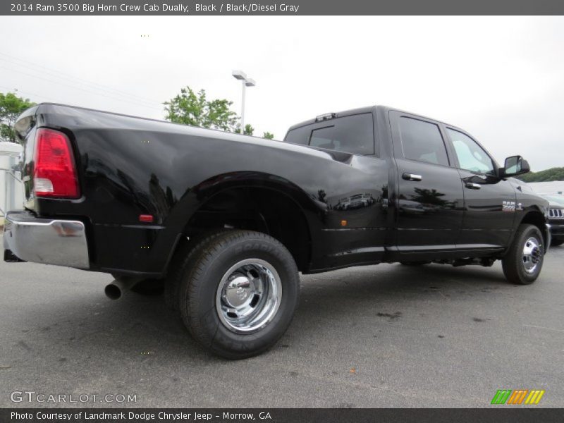 Black / Black/Diesel Gray 2014 Ram 3500 Big Horn Crew Cab Dually