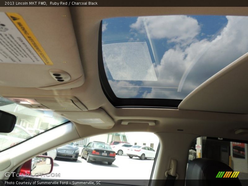 Ruby Red / Charcoal Black 2013 Lincoln MKT FWD