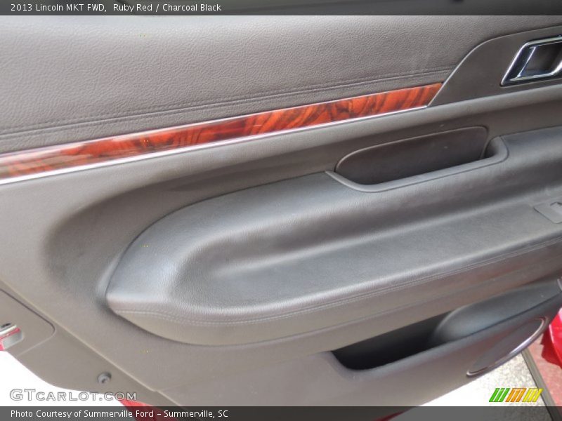 Ruby Red / Charcoal Black 2013 Lincoln MKT FWD