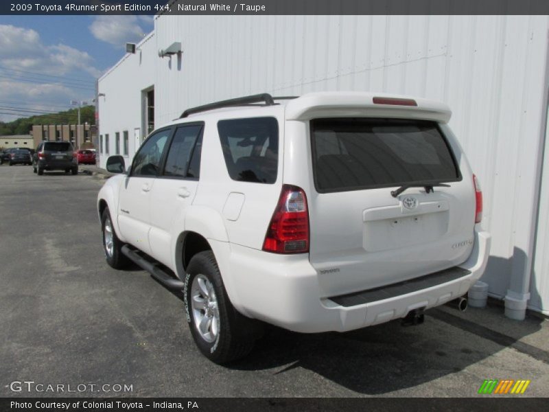 Natural White / Taupe 2009 Toyota 4Runner Sport Edition 4x4