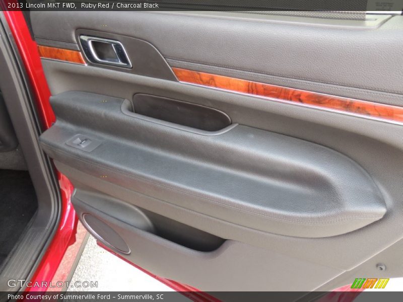 Ruby Red / Charcoal Black 2013 Lincoln MKT FWD