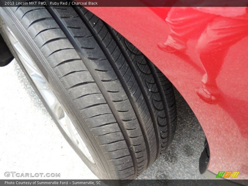 Ruby Red / Charcoal Black 2013 Lincoln MKT FWD