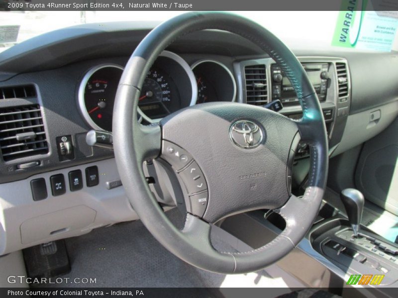Natural White / Taupe 2009 Toyota 4Runner Sport Edition 4x4