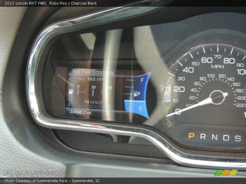 Ruby Red / Charcoal Black 2013 Lincoln MKT FWD