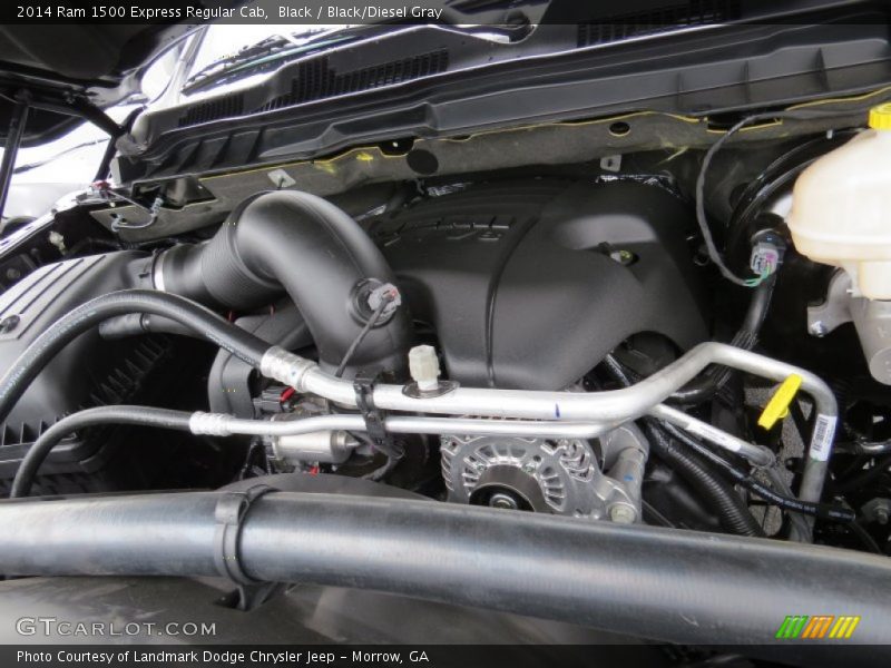 Black / Black/Diesel Gray 2014 Ram 1500 Express Regular Cab