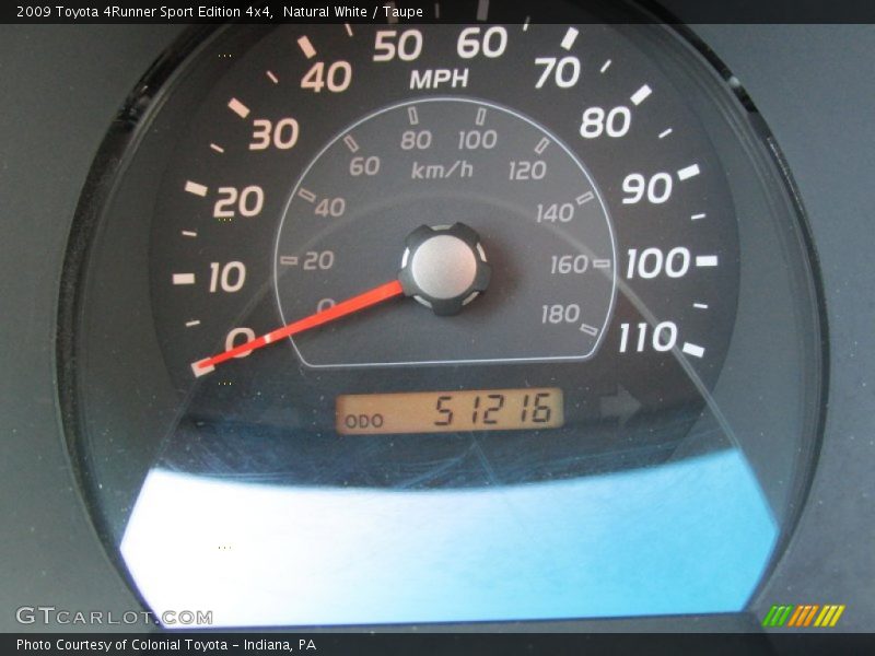 Natural White / Taupe 2009 Toyota 4Runner Sport Edition 4x4