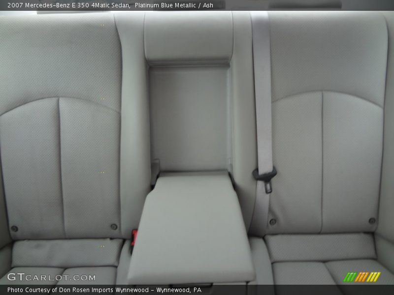 Platinum Blue Metallic / Ash 2007 Mercedes-Benz E 350 4Matic Sedan